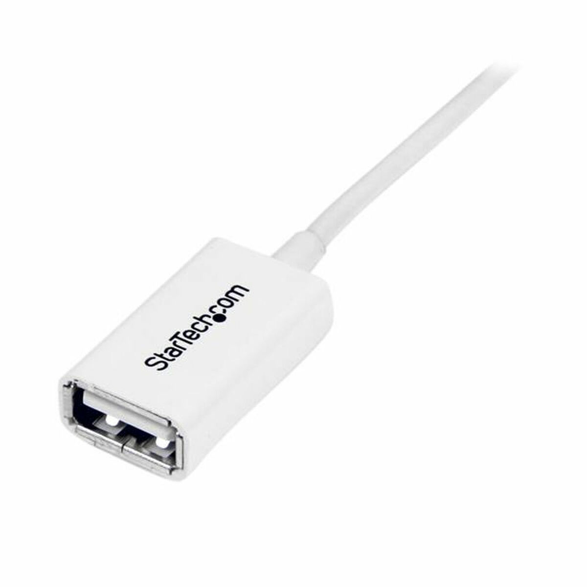 USB-kabel Startech USBEXTPAA1MW         Wit